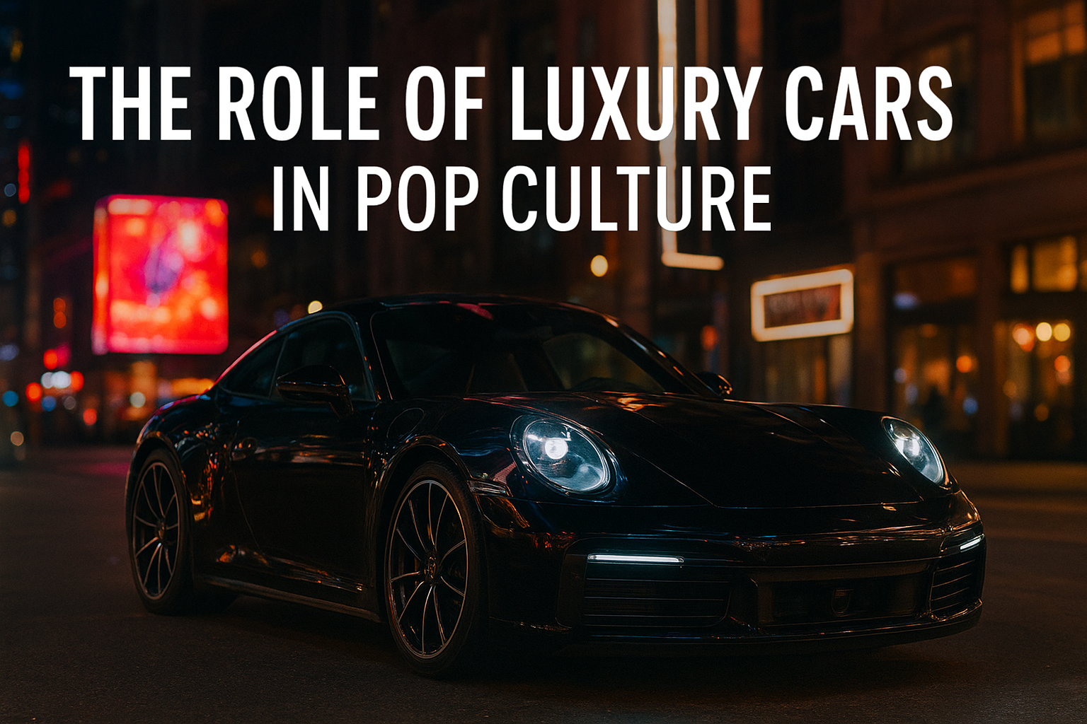 The Role of Luxury Cars in Pop Culture: More Than Just Wheels, They’re Icons of Identity