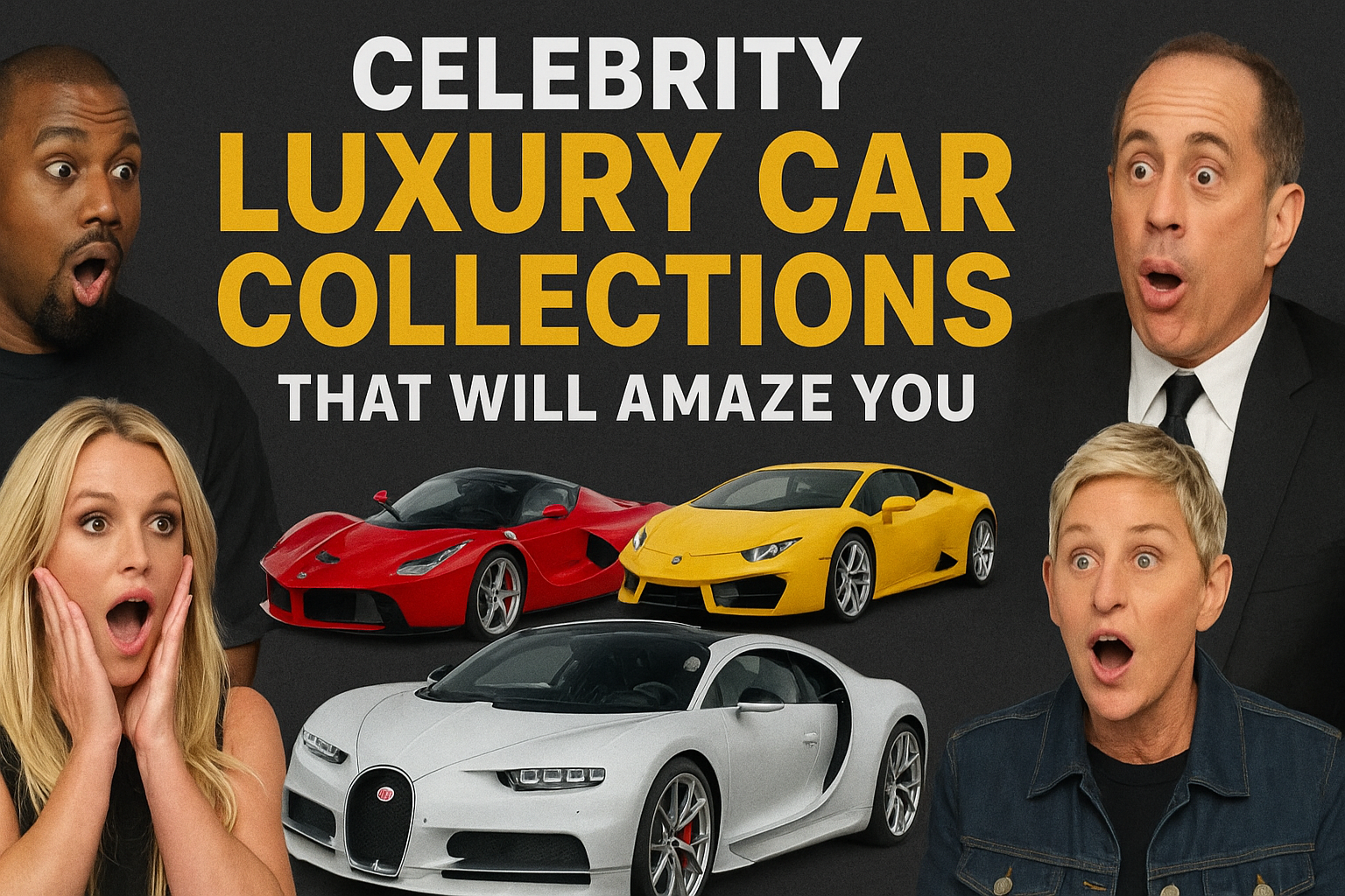Garages of Glory: Celebrity Luxury Car Collections That Fuel Dreams and Define Legacies